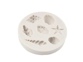 Molde silicona 7 figuras marinas